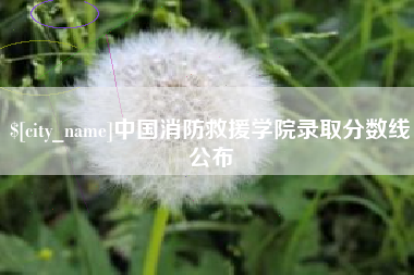 安宁中国消防救援学院录取分数线公布