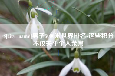 安宁男子5000米世界排名-这些积分不仅关乎个人荣誉