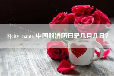 安宁中国的消防日是几月几日？