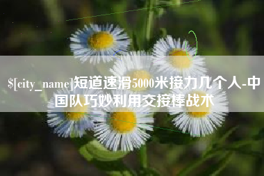 安宁短道速滑5000米接力几个人-中国队巧妙利用交接棒战术