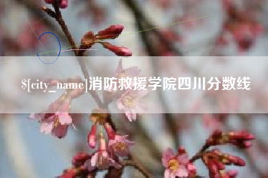 安宁消防救援学院四川分数线