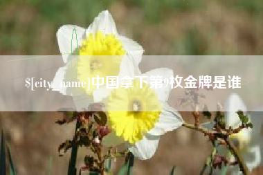 安宁中国拿下第9枚金牌是谁