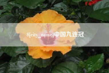 安宁中国九连冠