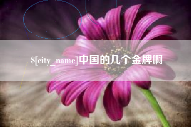 安宁中国的几个金牌啊