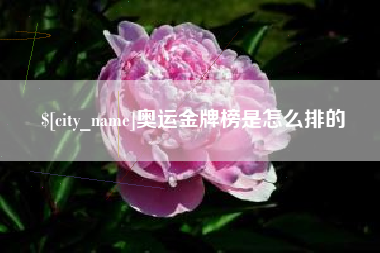 安宁奥运金牌榜是怎么排的