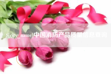 安宁中国消防产品质量信息查询