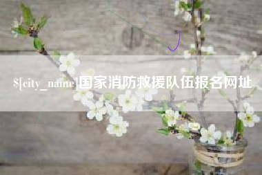 安宁国家消防救援队伍报名网址