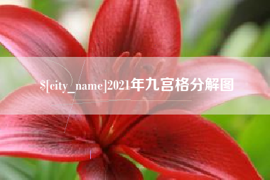 安宁2021年九宫格分解图