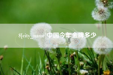 安宁中国今年金牌多少