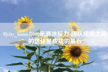 安宁5000米滑冰接力-团队成员之间的信任是成功的基石