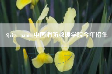 安宁中国消防救援学院今年招生
