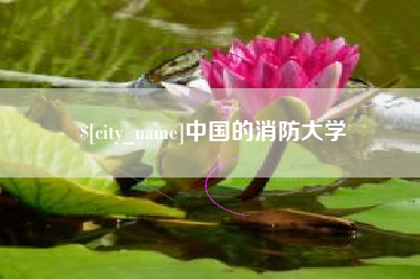 安宁中国的消防大学
