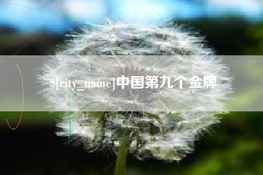安宁中国第九个金牌
