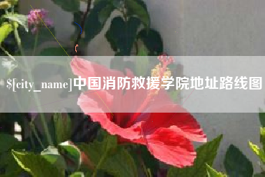 安宁中国消防救援学院地址路线图