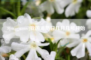 安宁我国消防日几月几号开始