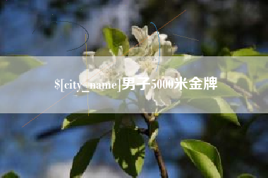 安宁男子5000米金牌