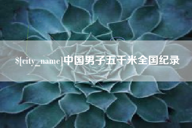 安宁中国男子五千米全国纪录