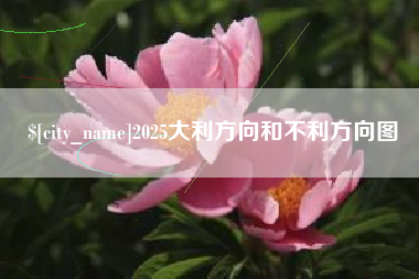 安宁2025大利方向和不利方向图