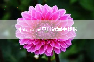 安宁中国冠军手抄报