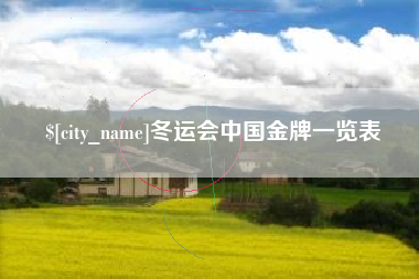 安宁冬运会中国金牌一览表
