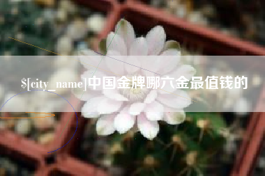 安宁中国金牌哪六金最值钱的