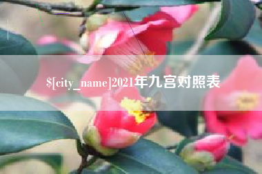 安宁2021年九宫对照表