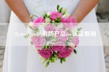 安宁消防产品ccc认证查询