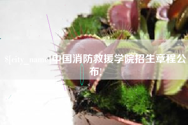 安宁中国消防救援学院招生章程公布!